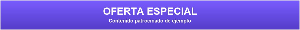 Demo: Banner horizontal 3